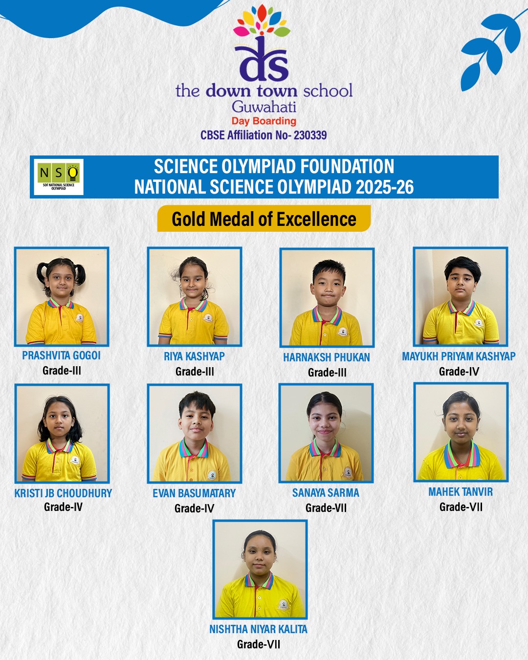 SOF National Science Olympiad 2025-26