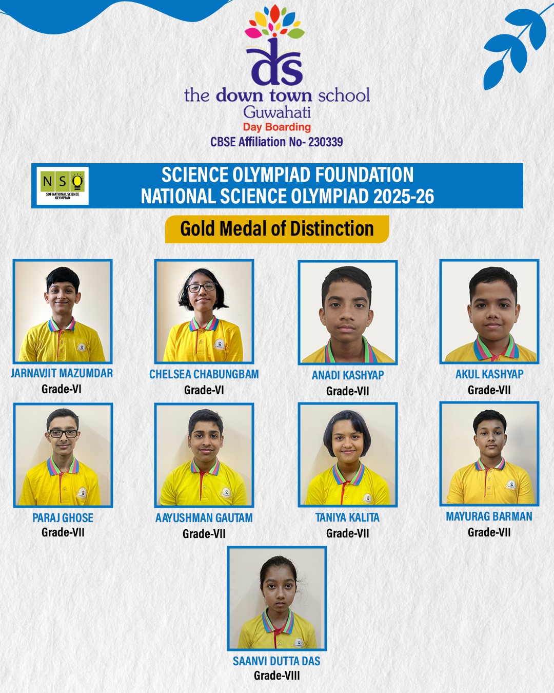 SOF National Science Olympiad 2025-26